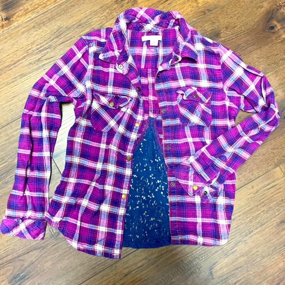 Girls button up